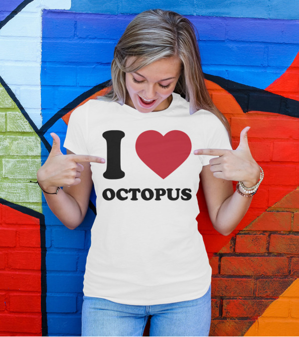 I Heart Octopus T-Shirt