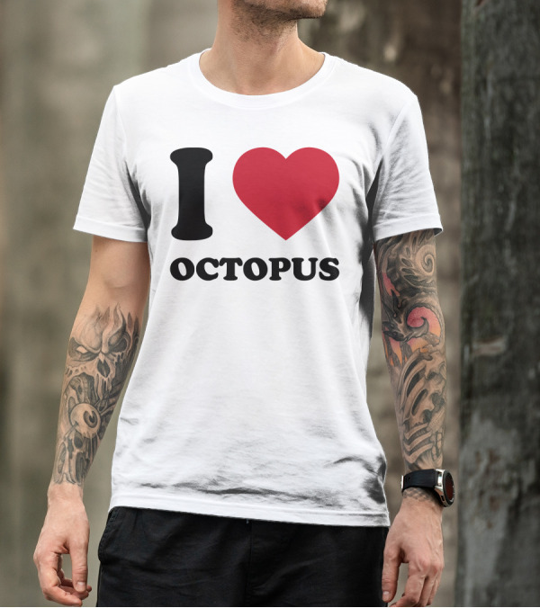 I Heart Octopus T-Shirt