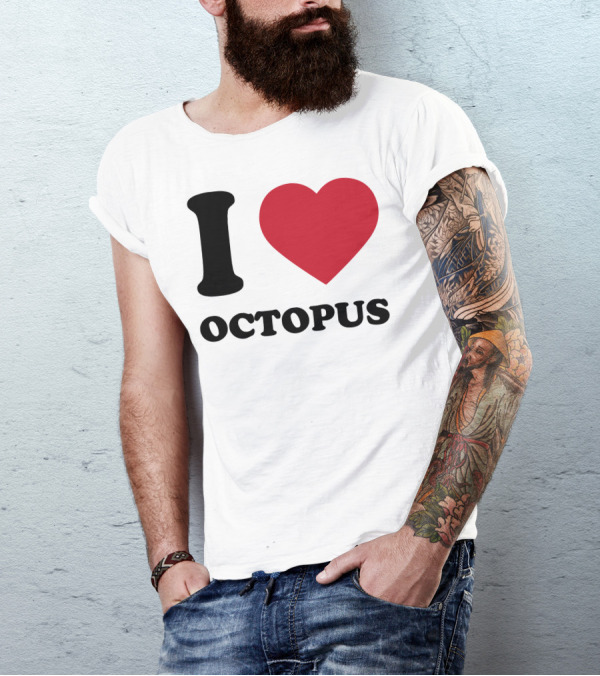 I Heart Octopus T-Shirt