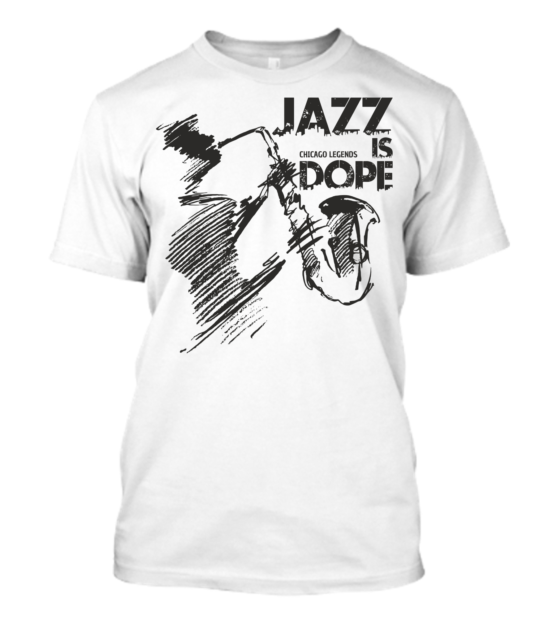 Jazz Is Dope Chicago Legends T-Shirt