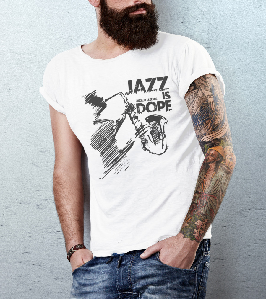 Jazz Is Dope Chicago Legends T-Shirt