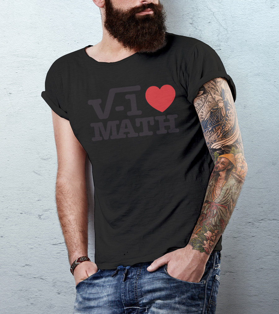 Imaginary Number Love Math Equation T-Shirt