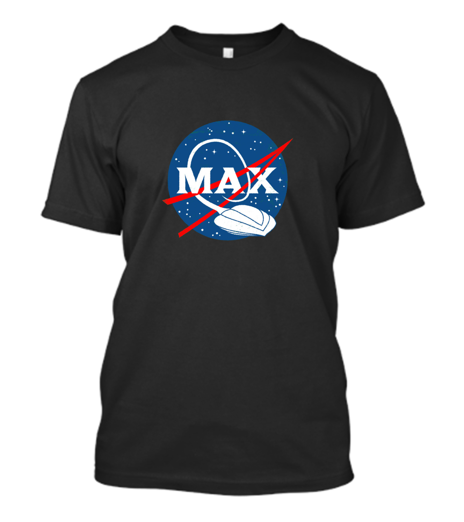 MAX NASA Logo Parody Space T-Shirt