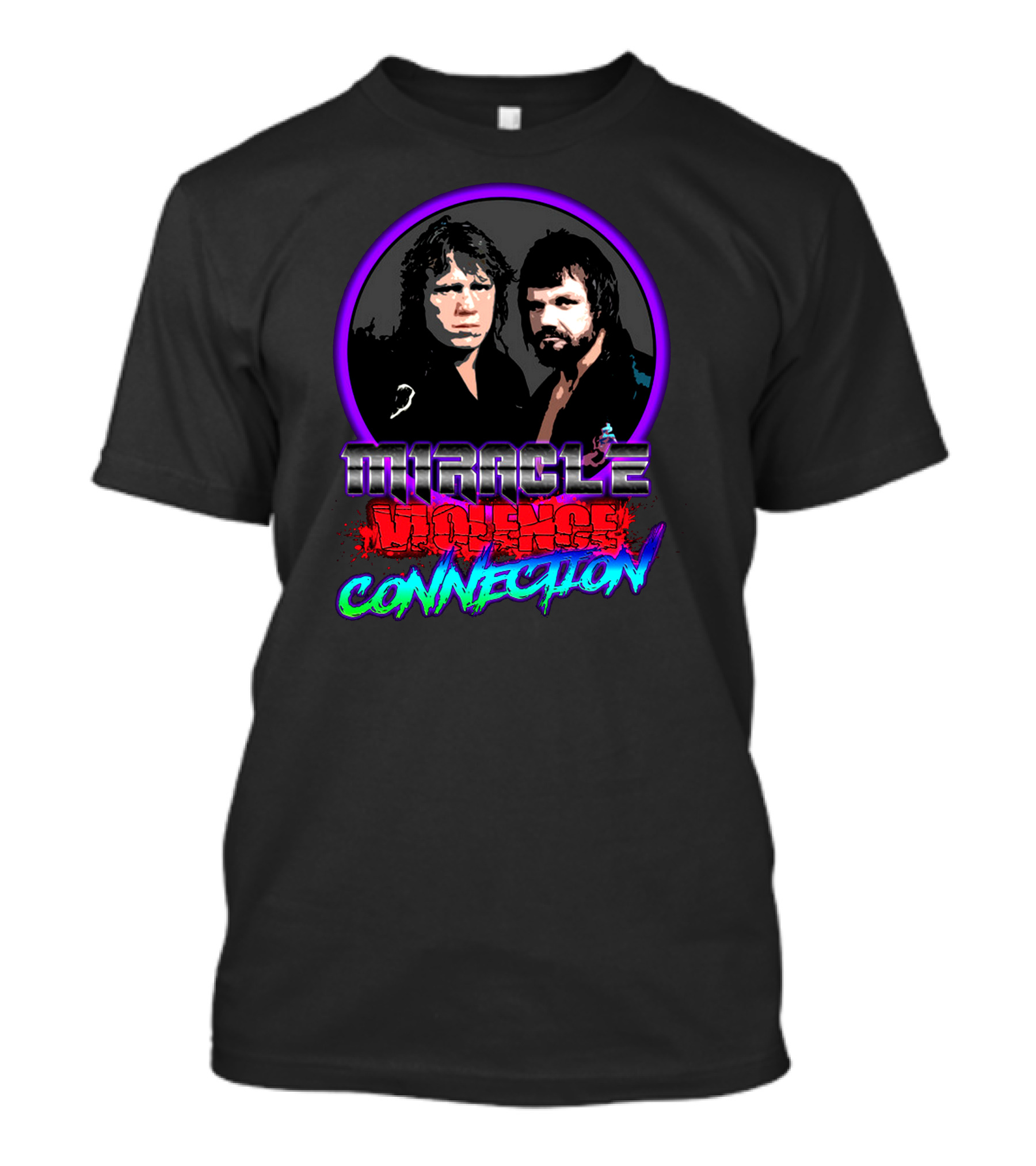 Miracle Violence Connection Wrestling Team Iconic Duo T-Shirt