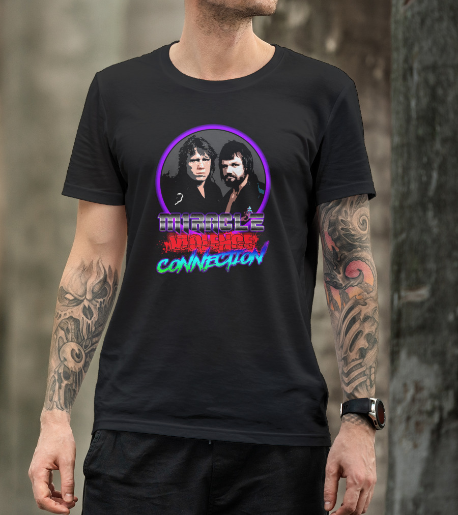 Miracle Violence Connection Wrestling Team Iconic Duo T-Shirt