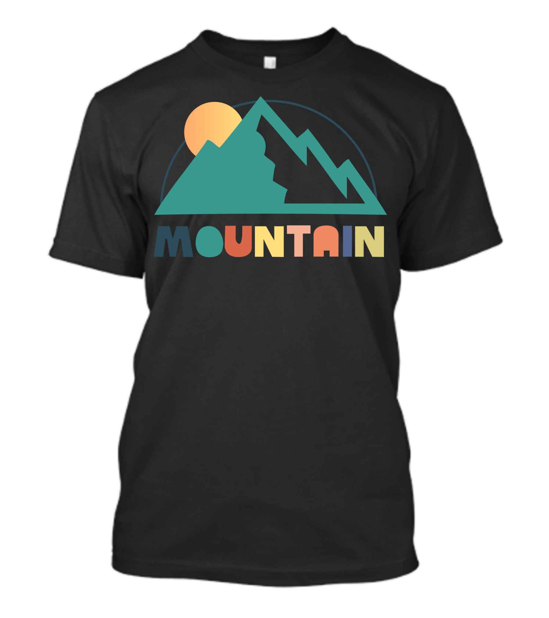 Mountain Sun Geometry T-Shirt