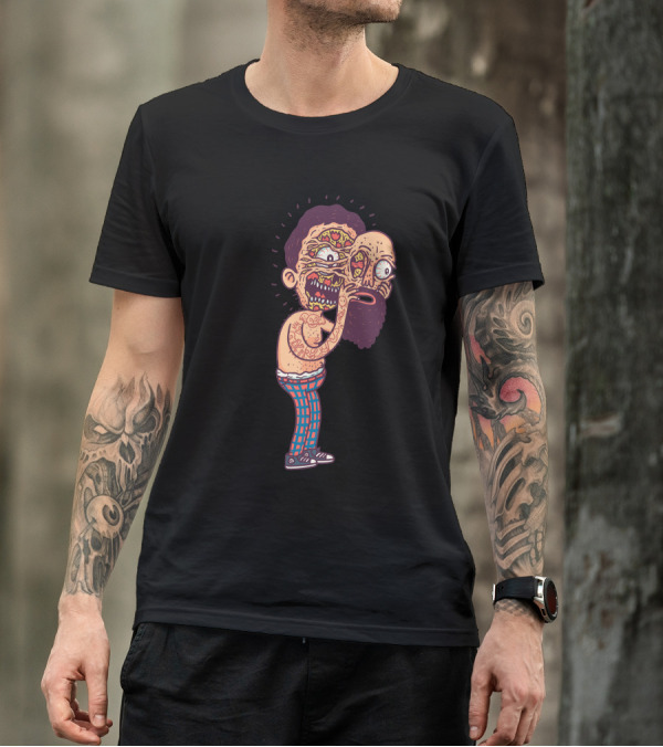 Pizzadude Disguised Unveiling Character T-Shirt