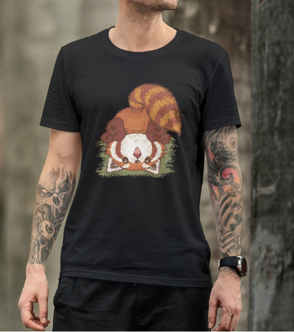 Adorable Upside Down Red Panda T-Shirt