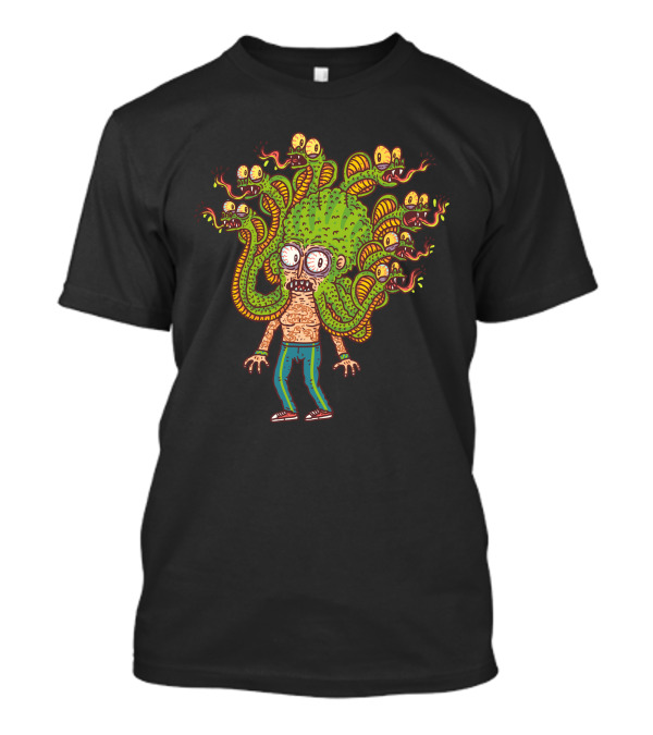 Snakeman With Multiple Snake Heads And Glasses T-Shirt