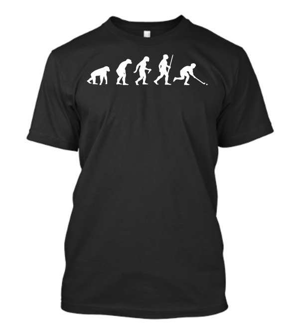 The Hockey Evolution Human Progression Iconic Series T-Shirt