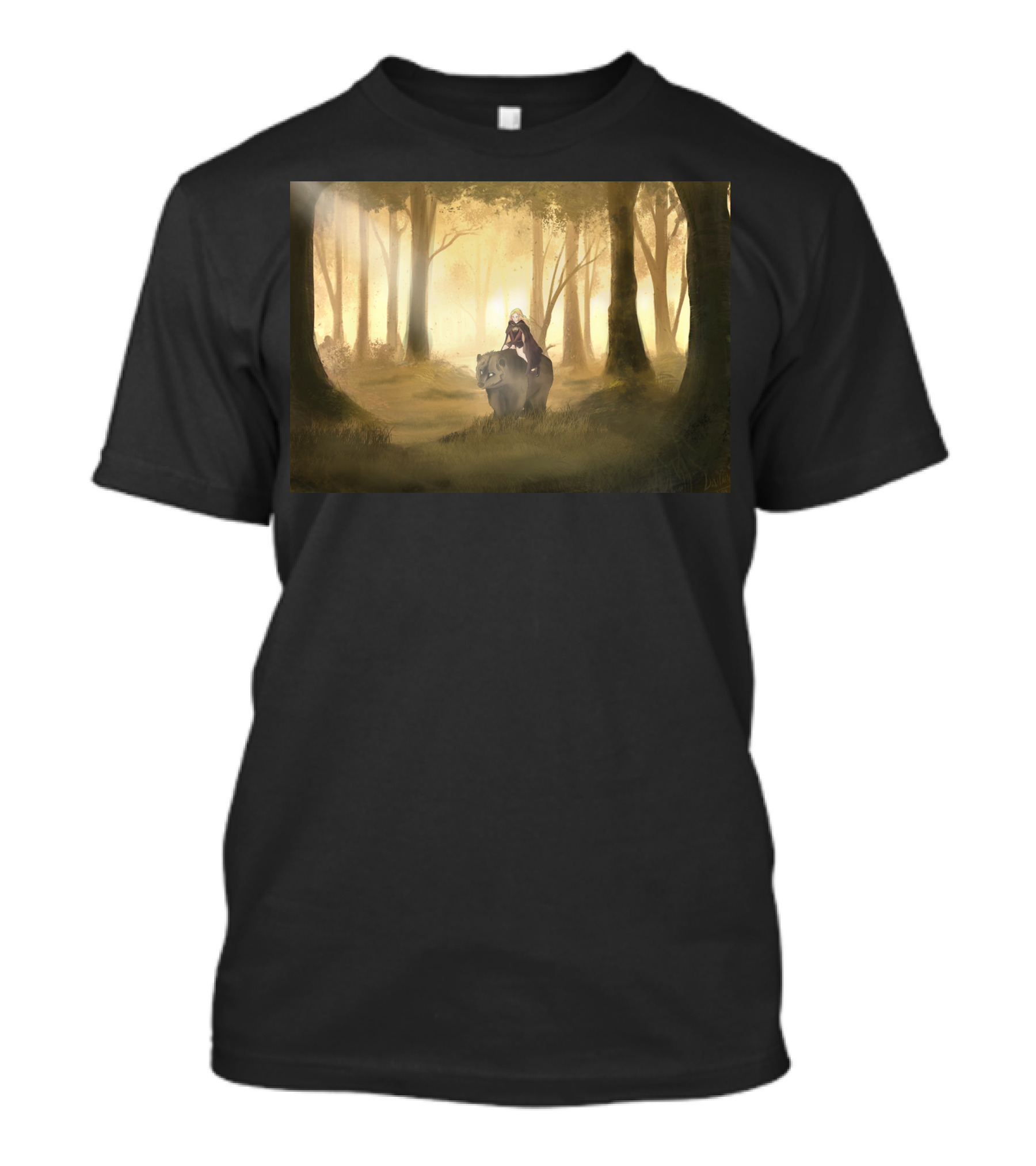 The Path Forest Journey On Wolf T-Shirt