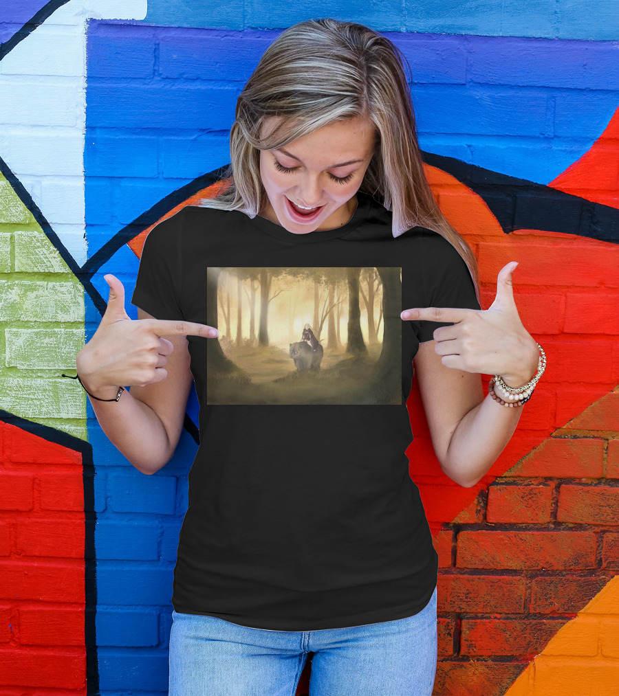 The Path Forest Journey On Wolf T-Shirt