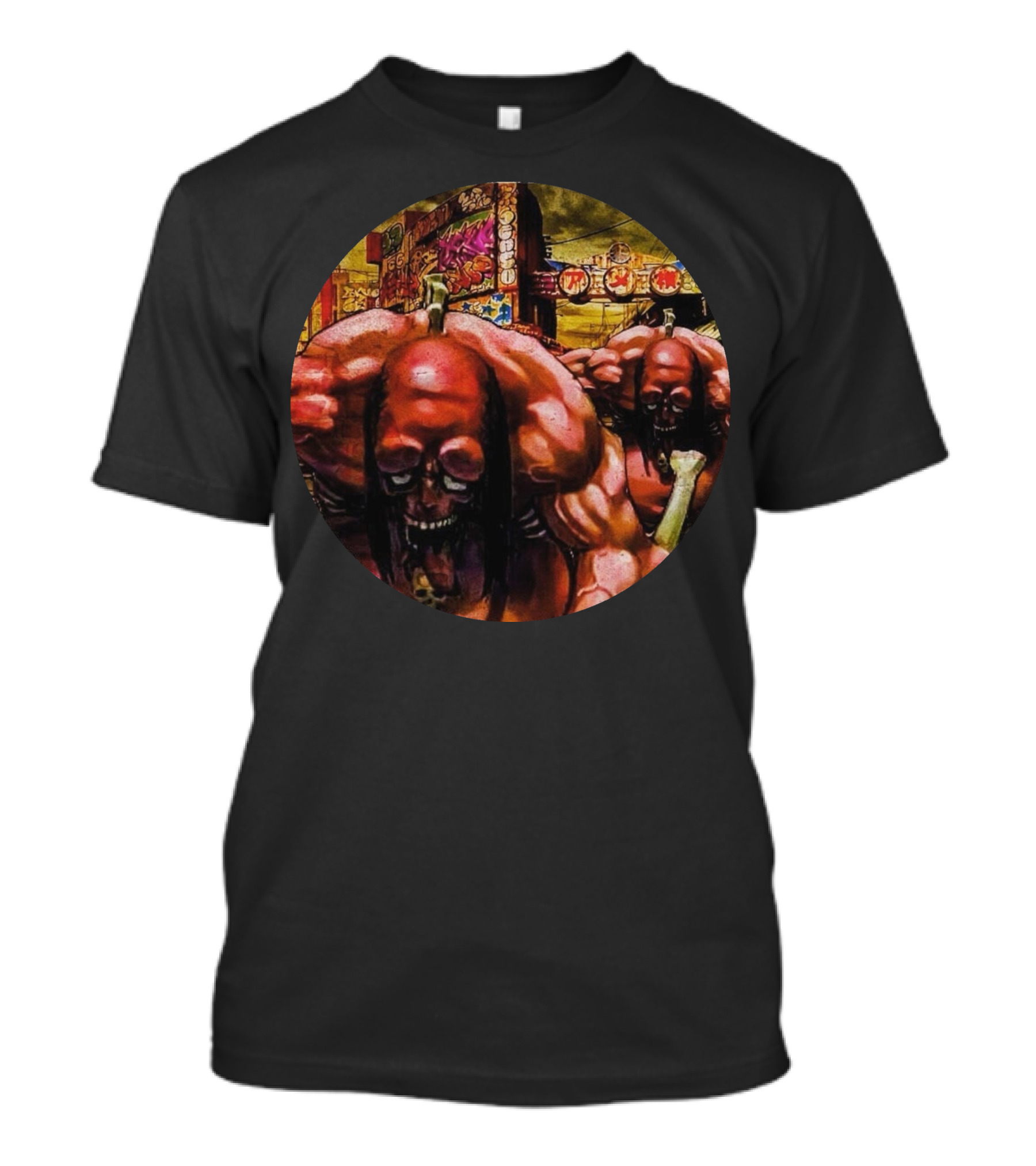Tokyo Monsters Attack Neon Streets Japan T-Shirt