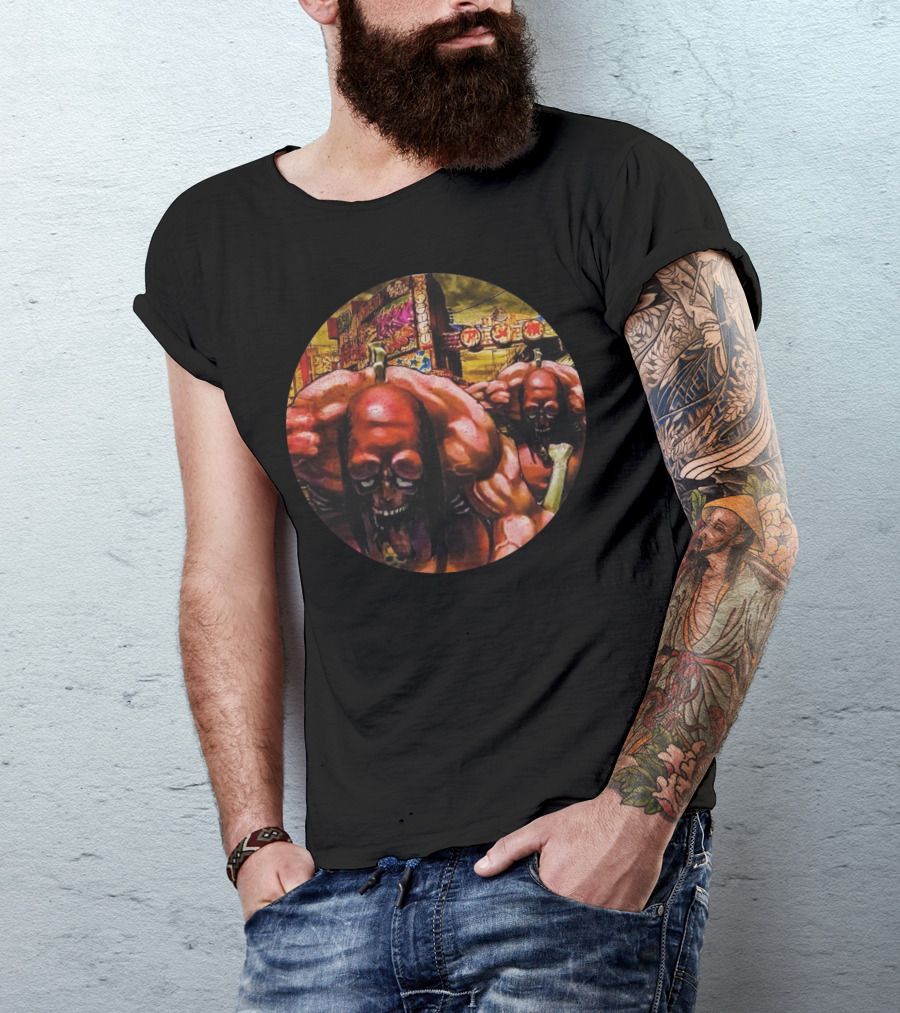 Tokyo Monsters Attack Neon Streets Japan T-Shirt