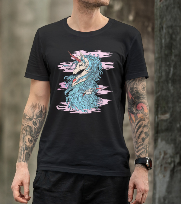 Unicorn Girls Dreamy Pastel Fantasy T-Shirt