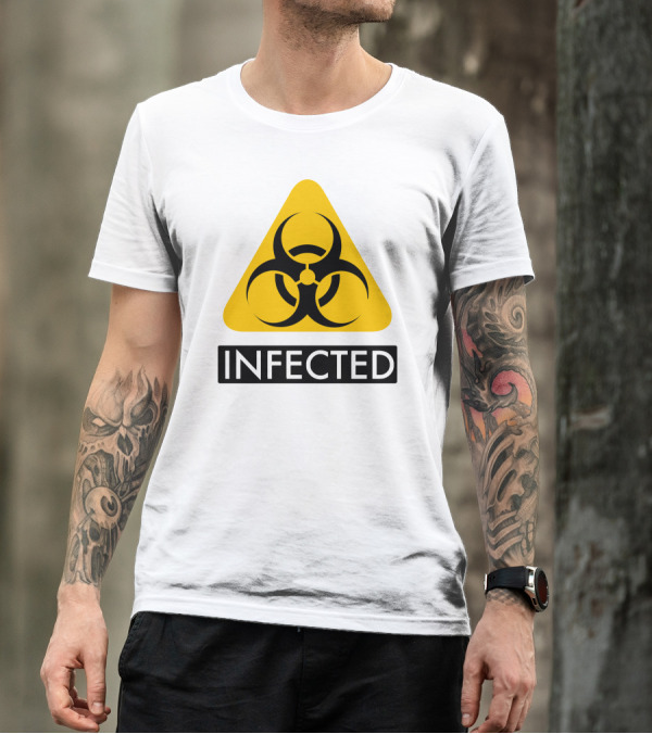 Biohazard Infected Warning T-Shirt