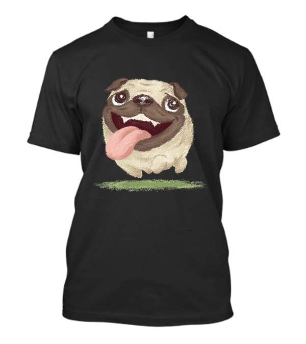 Active Pug Joyful Playful T-Shirt