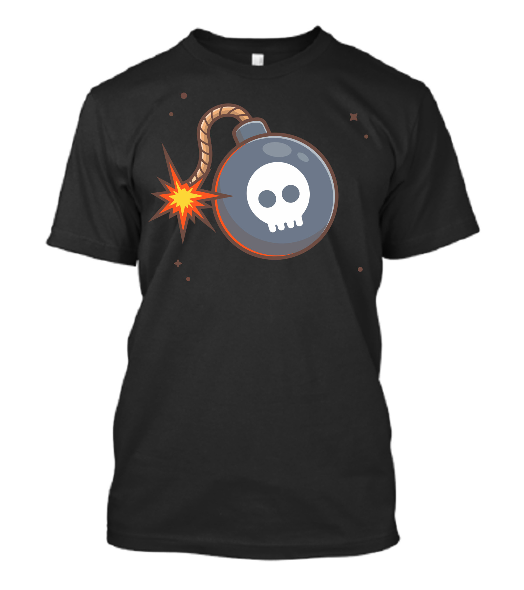 Skull And Fuse Bomb Explosion T-Shirt