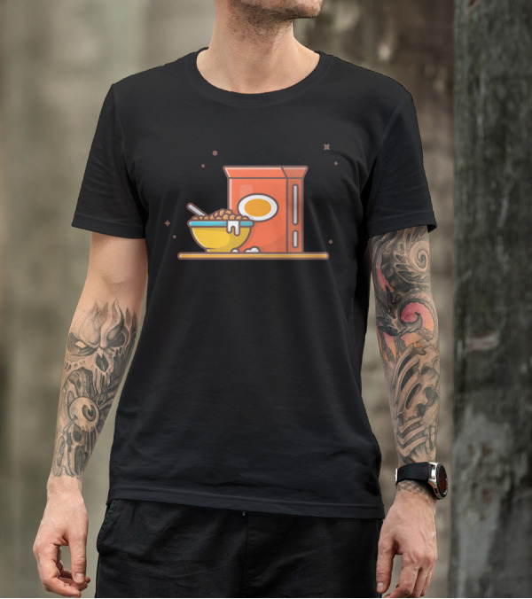 Breakfast Time Cereal And Bowl T-Shirt