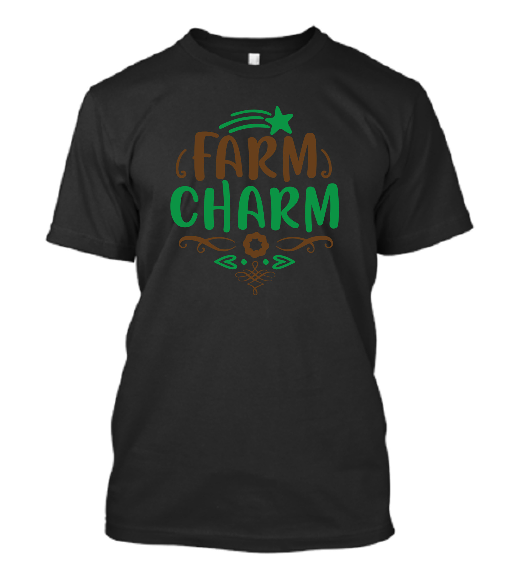 Farm Charm Christmas Star T-Shirt