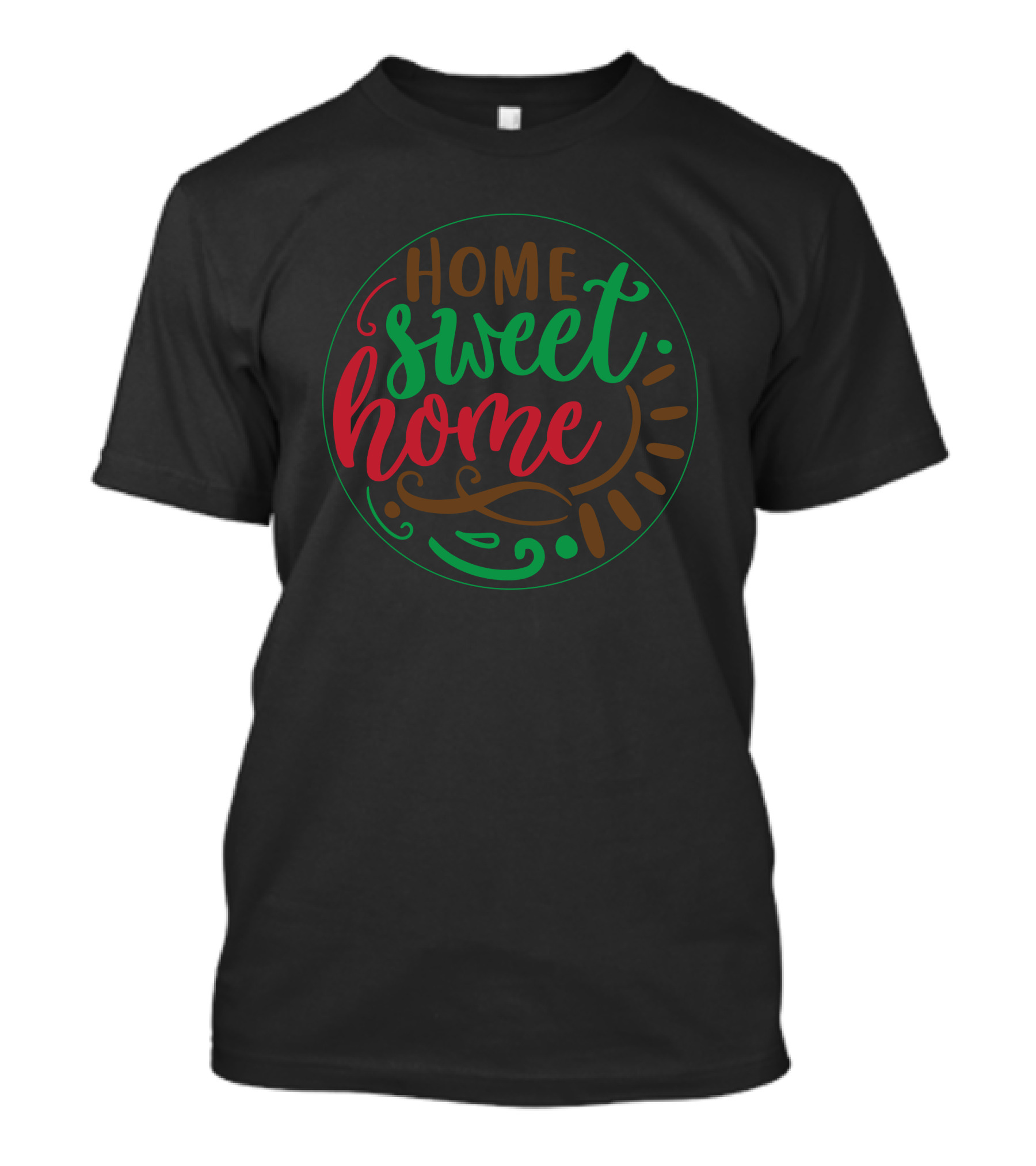 Home Sweet Home Circle Sunburst T-Shirt