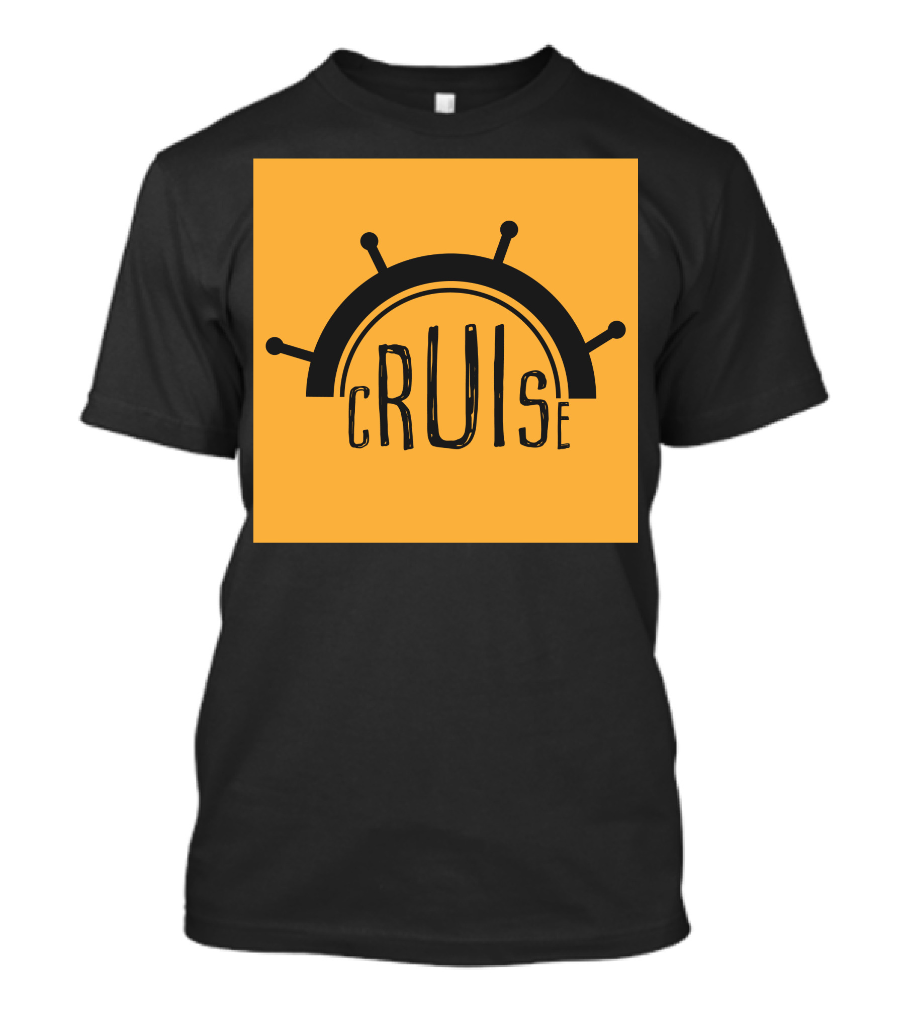 Cruise Ship Wheel Icon T-Shirt