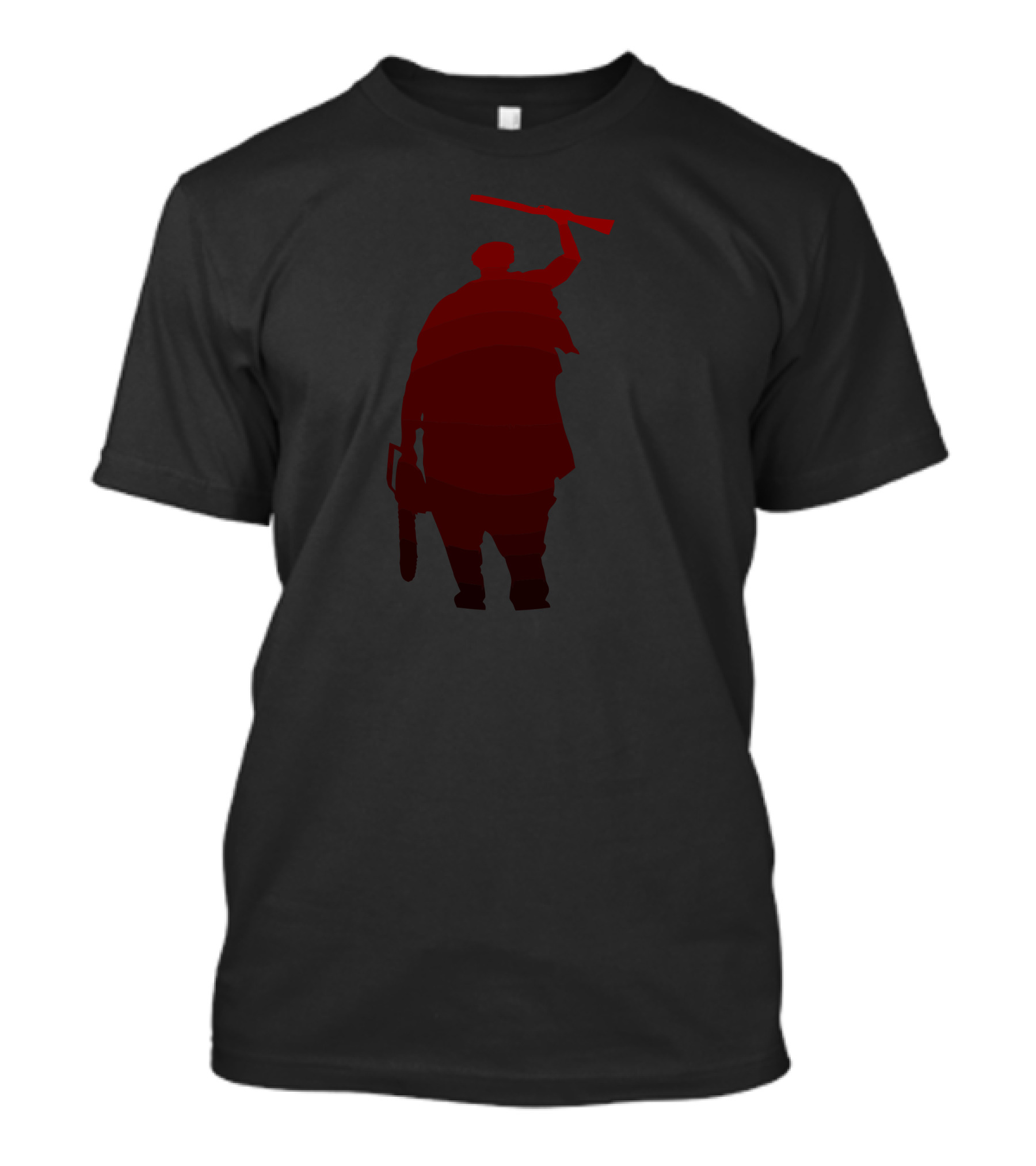 Fash Iconic Silhouette With Gun And Chainsaw T-Shirt