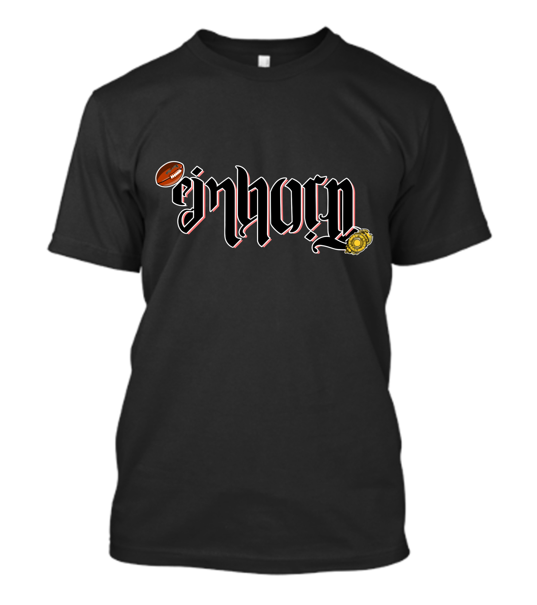 Finkle Einhorn Football Badge T-Shirt