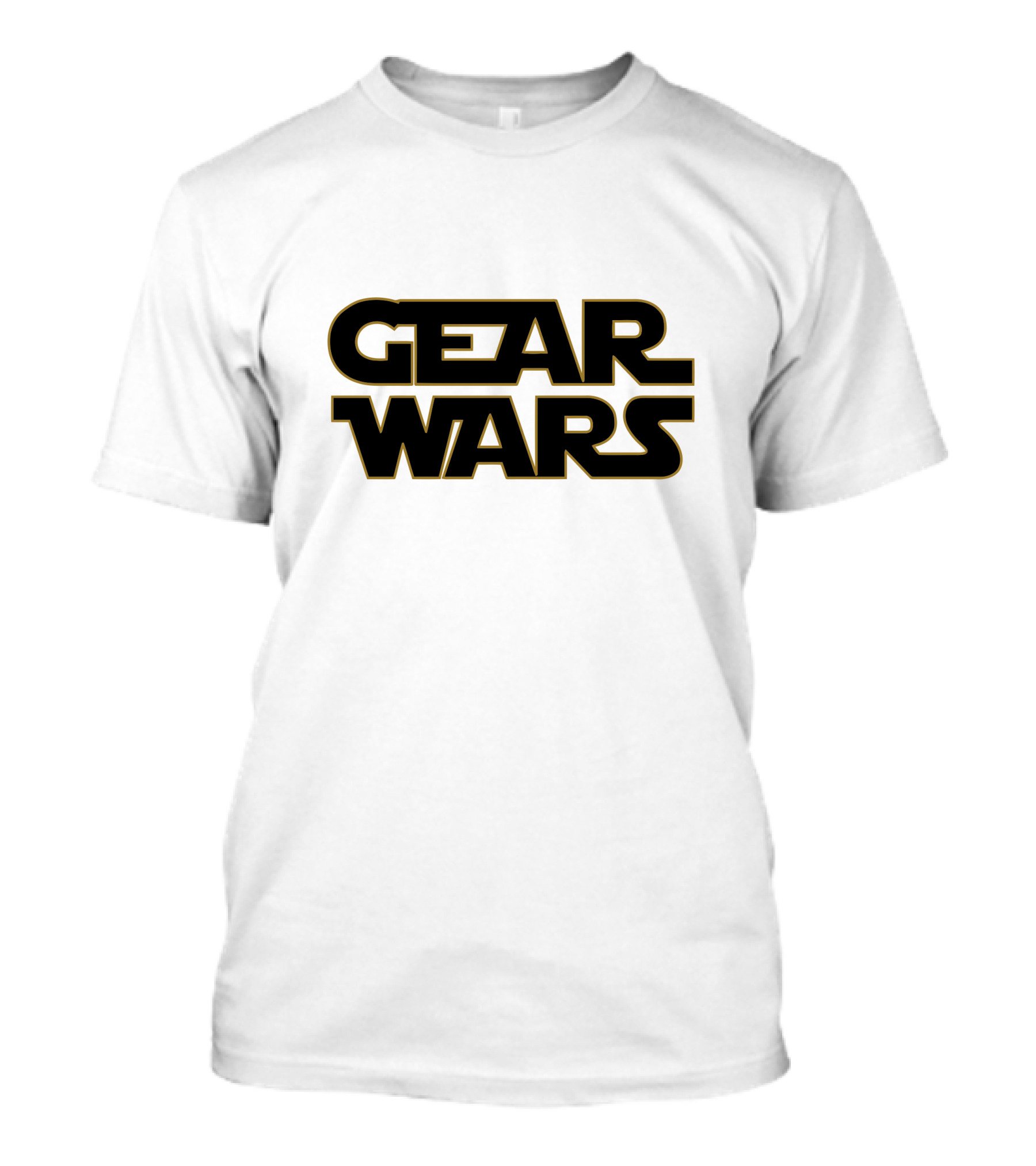 Gear Wars Star Iconic Style Black T-Shirt