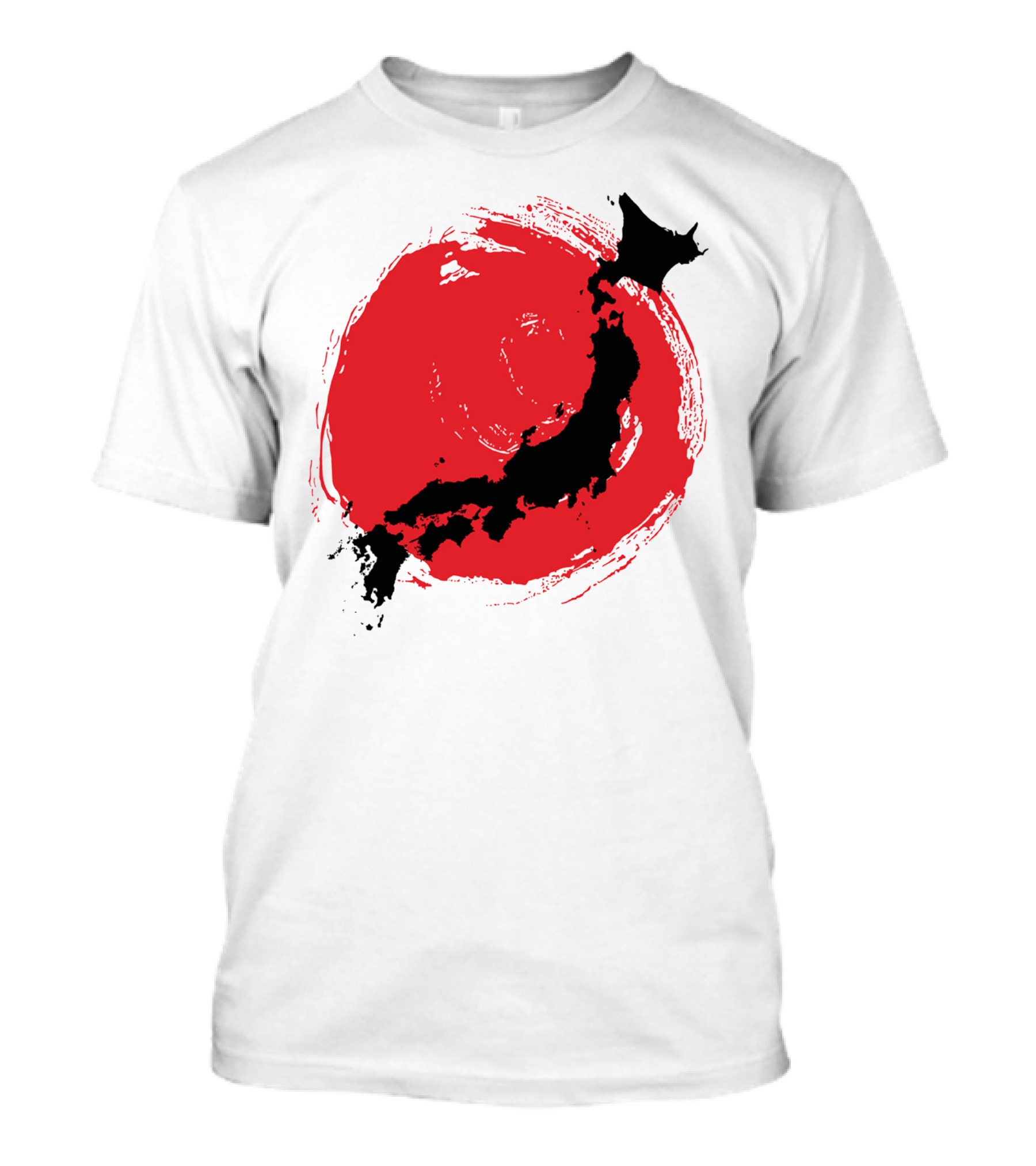 Japon Japan Red Circle Map T-Shirt