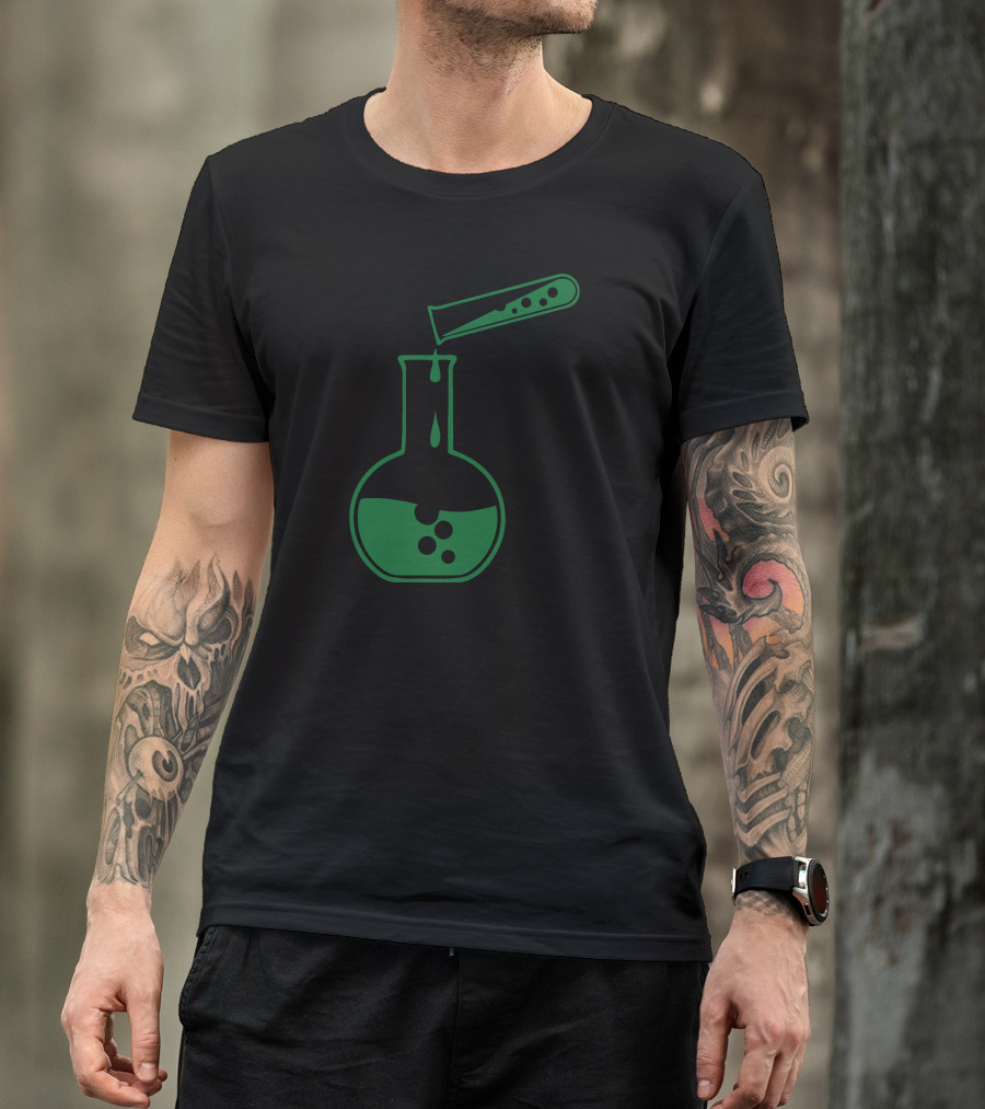 Mixing Chemicals Beaker And Test Tube T-Shirt