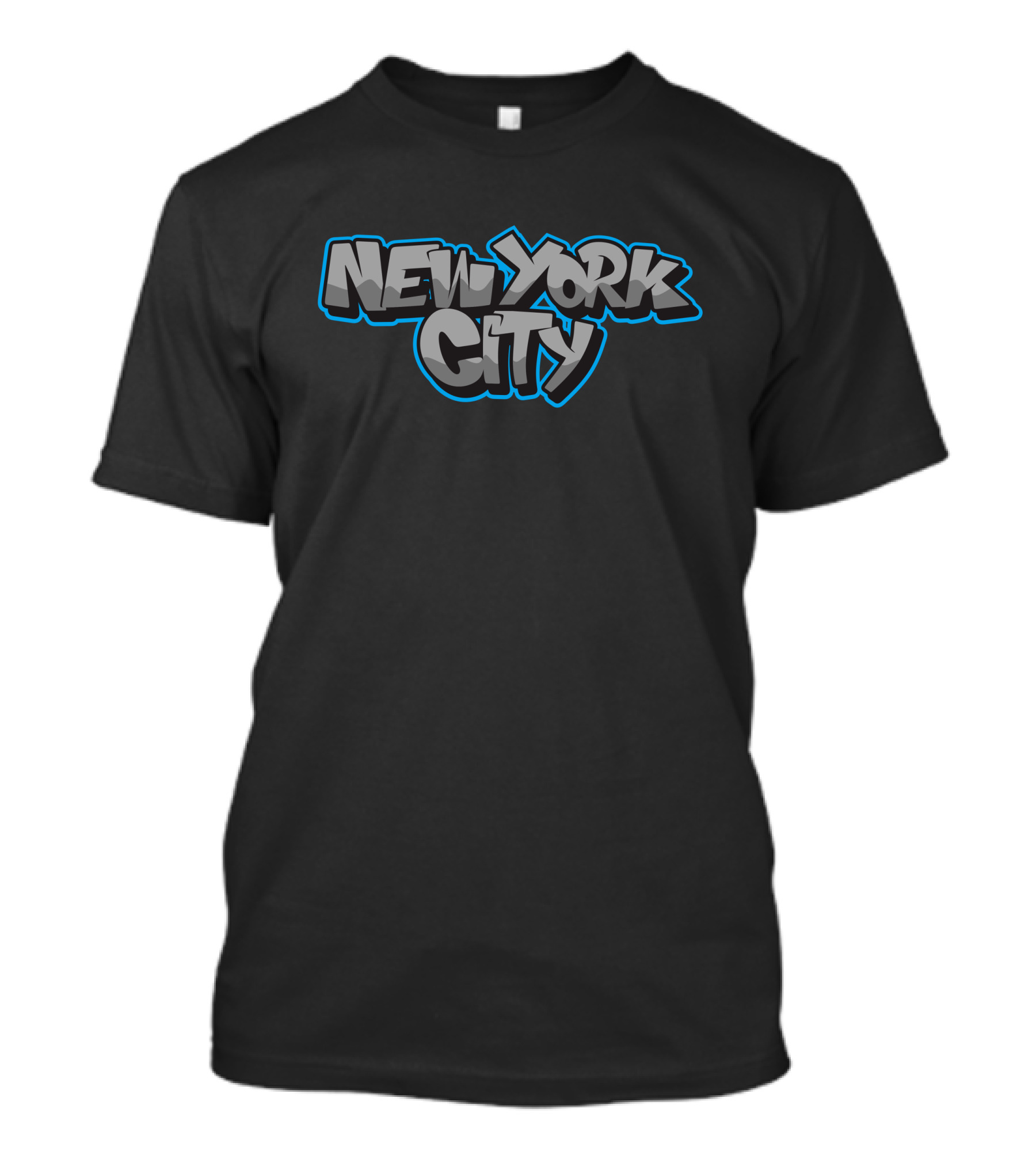 New York City Graffiti Style Urban Text T-Shirt