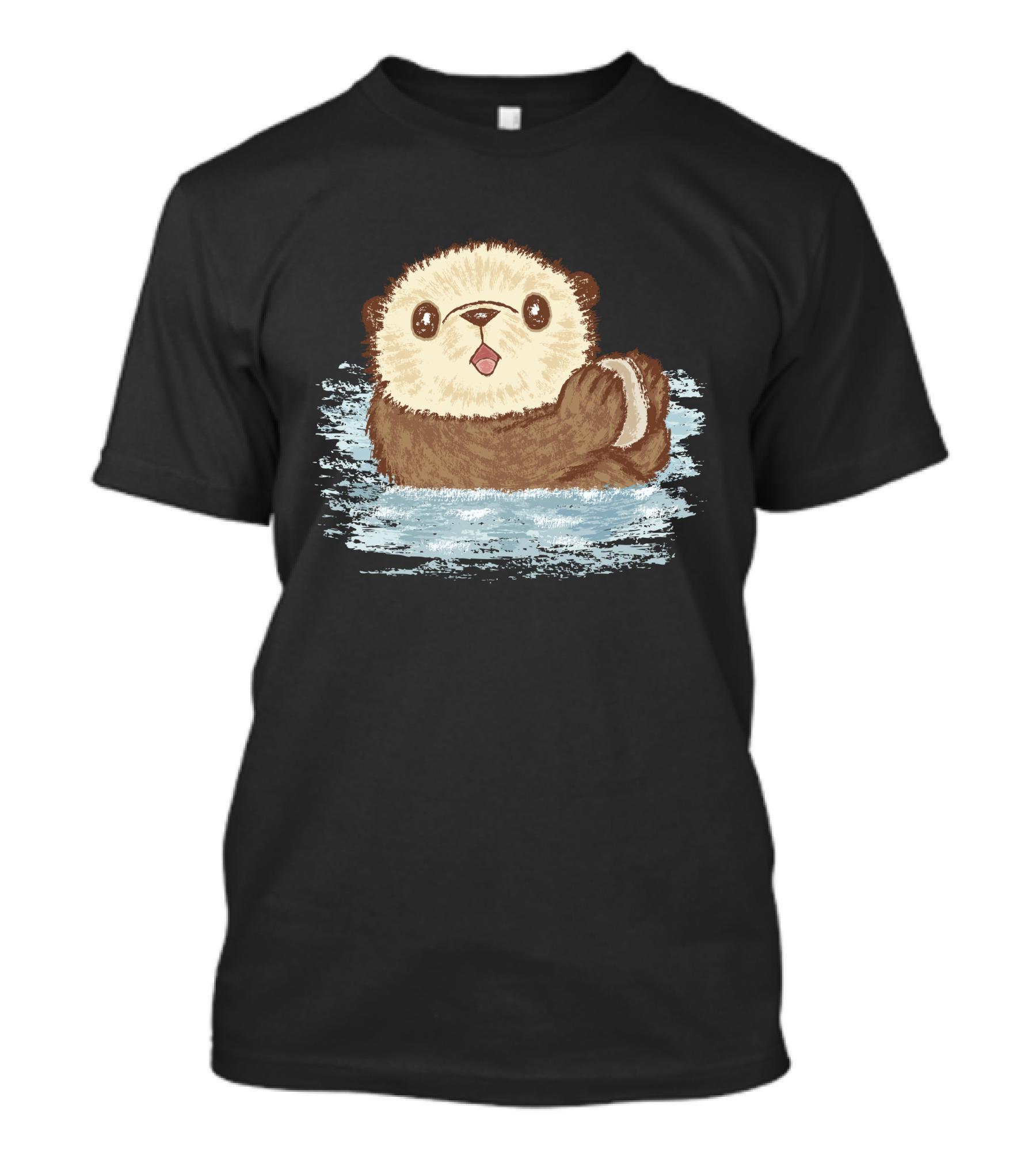 Sea Otter Cute Floating T-Shirt