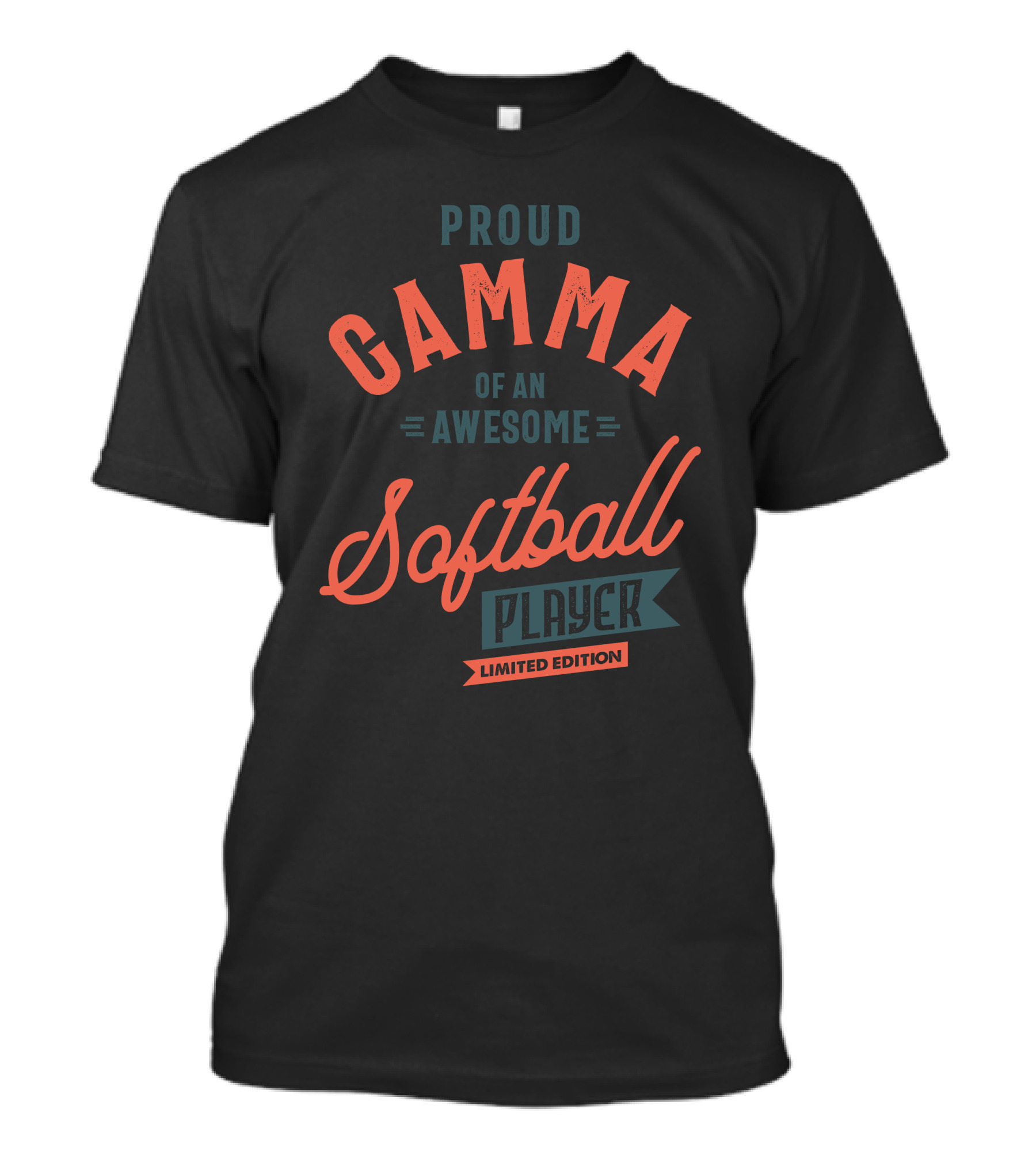 Proud Gamma Of An Awesome Softball Player T-Shirt