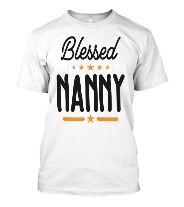 Blessed Nanny Star Accents T-Shirt