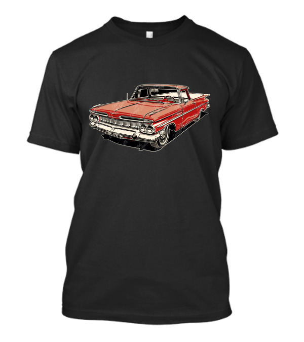 1959 Red El Camino Classic Car T-Shirt