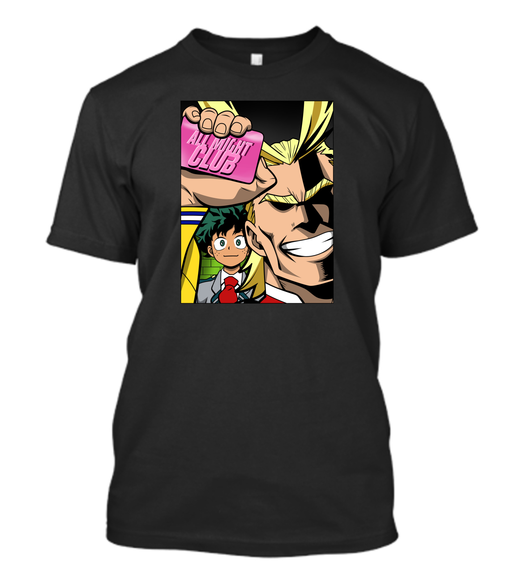 All Might Club My Hero Academia Characters Official License T-Shirt