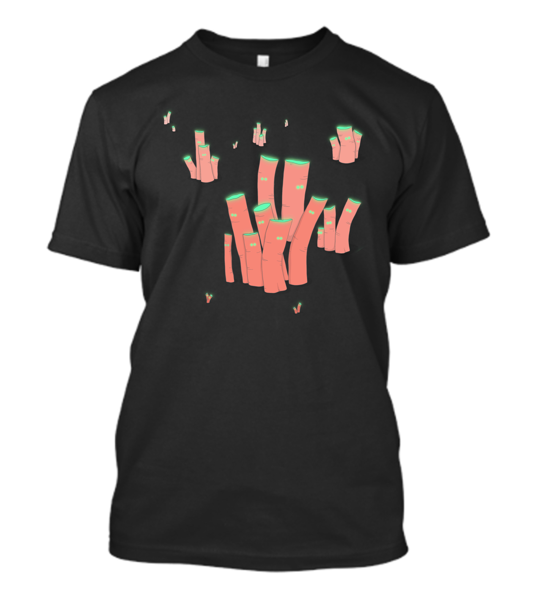At The Bottom Kawaii Coral Glow T-Shirt
