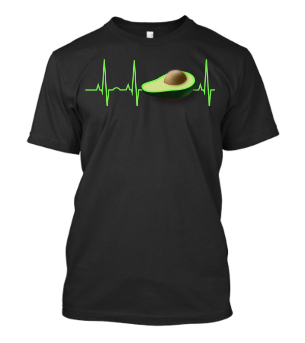 Avocado Heartbeat Pulse Life Best Avocado T-Shirt