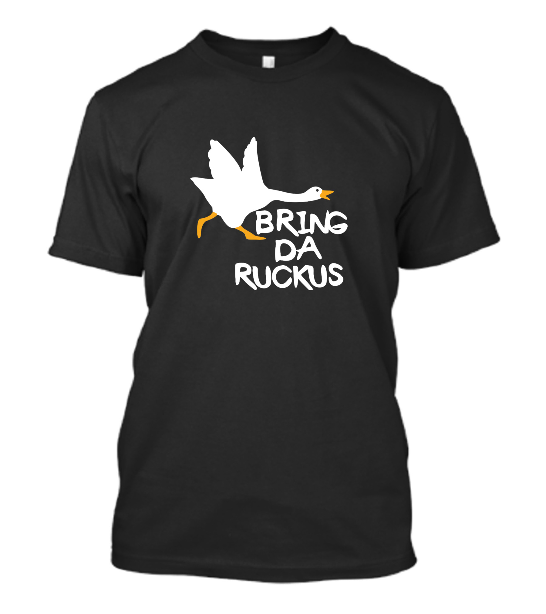 Bring Da Ruckus Goose Motif T-Shirt