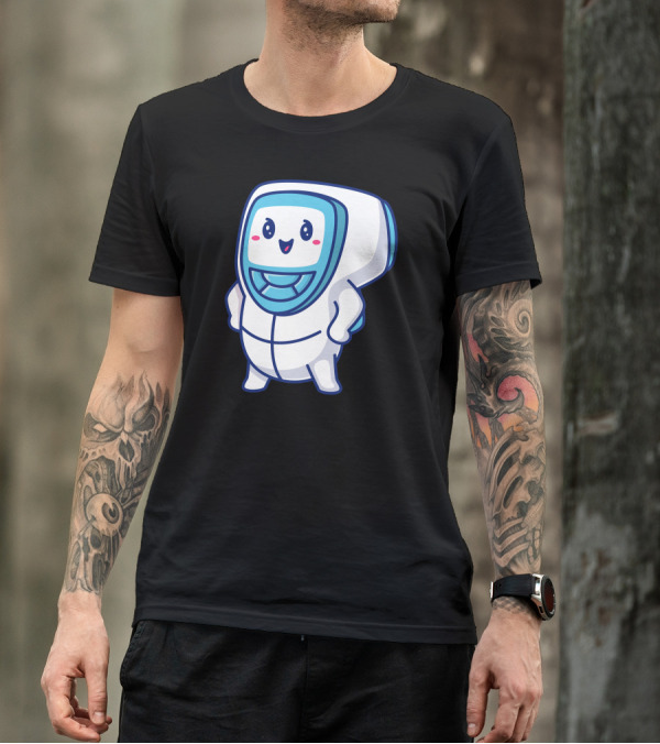 Cute Infrared Thermometer Kawaii Character T-Shirt
