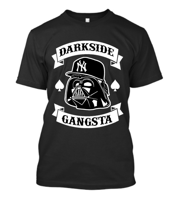 Darkside Gangsta Darth Vader NY Yankees Spade T-Shirt