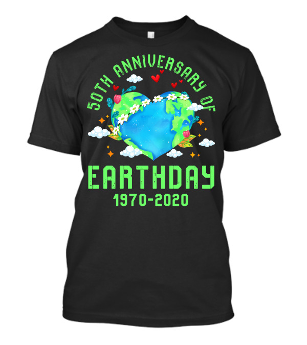 50th Anniversary Of Earth Day 1970-2020 T-Shirt