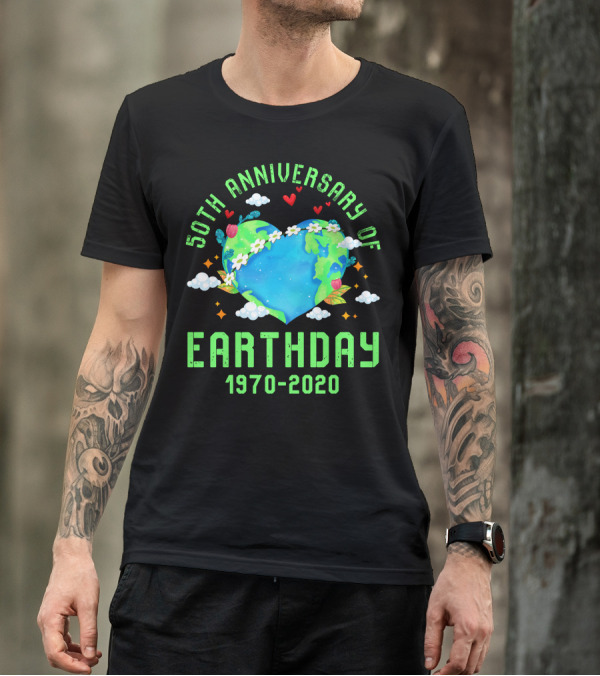 50th Anniversary Of Earth Day 1970-2020 T-Shirt