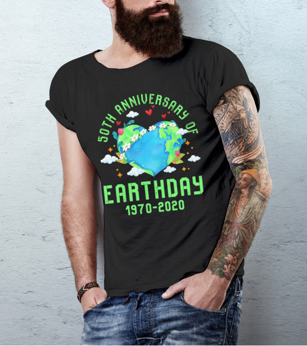 50th Anniversary Of Earth Day 1970-2020 T-Shirt