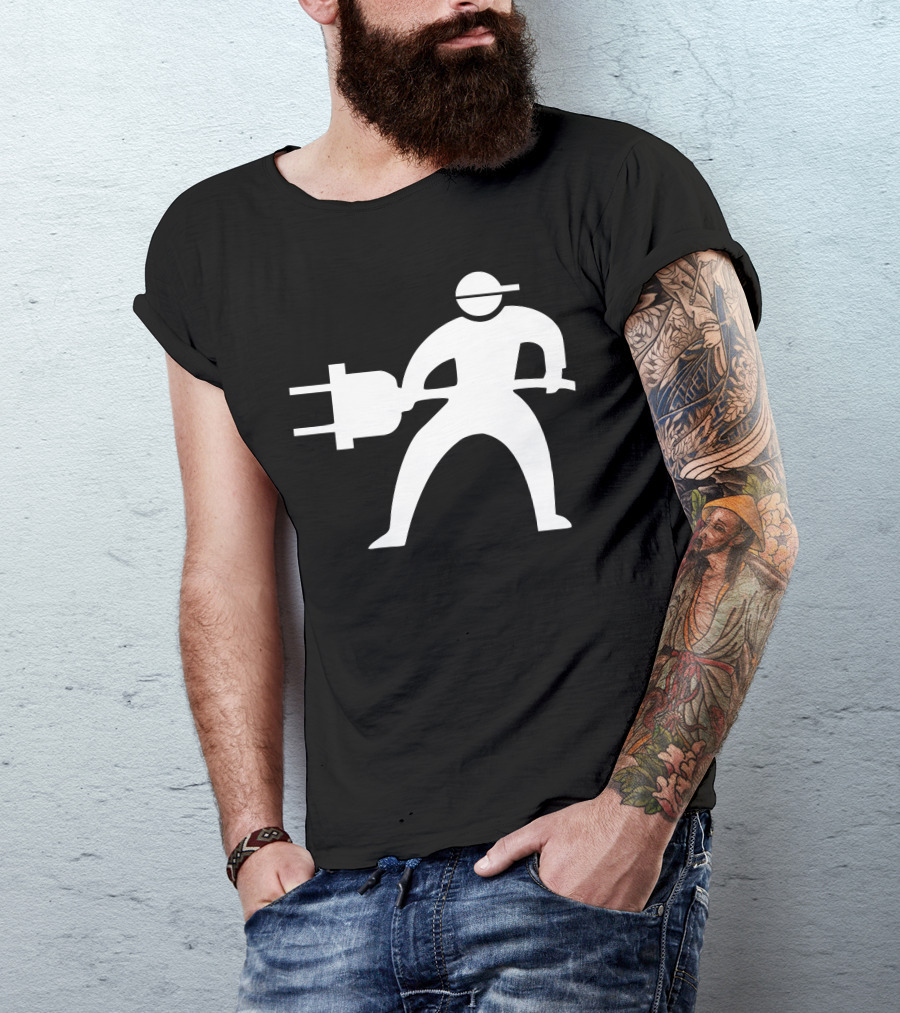 Electric Boy Plug Icon Dynamism T-Shirt