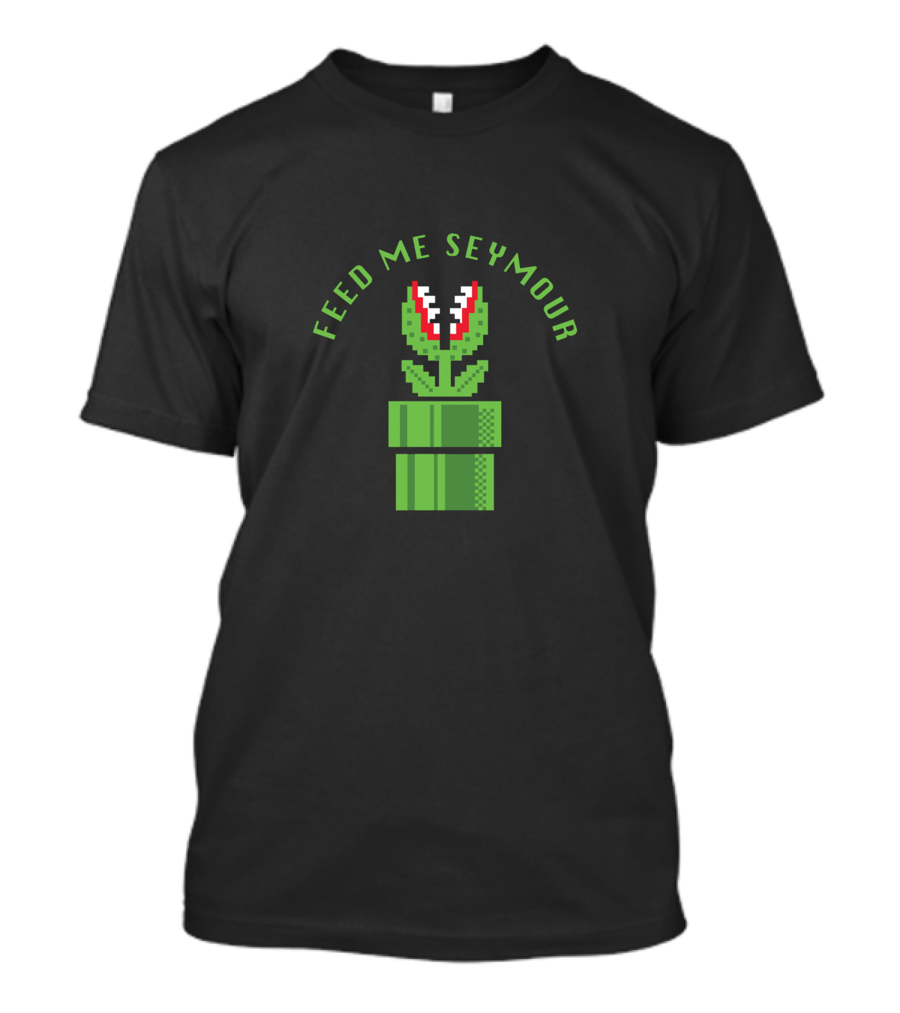 Feed Me Seymour Piranha Plant Mashup T-Shirt