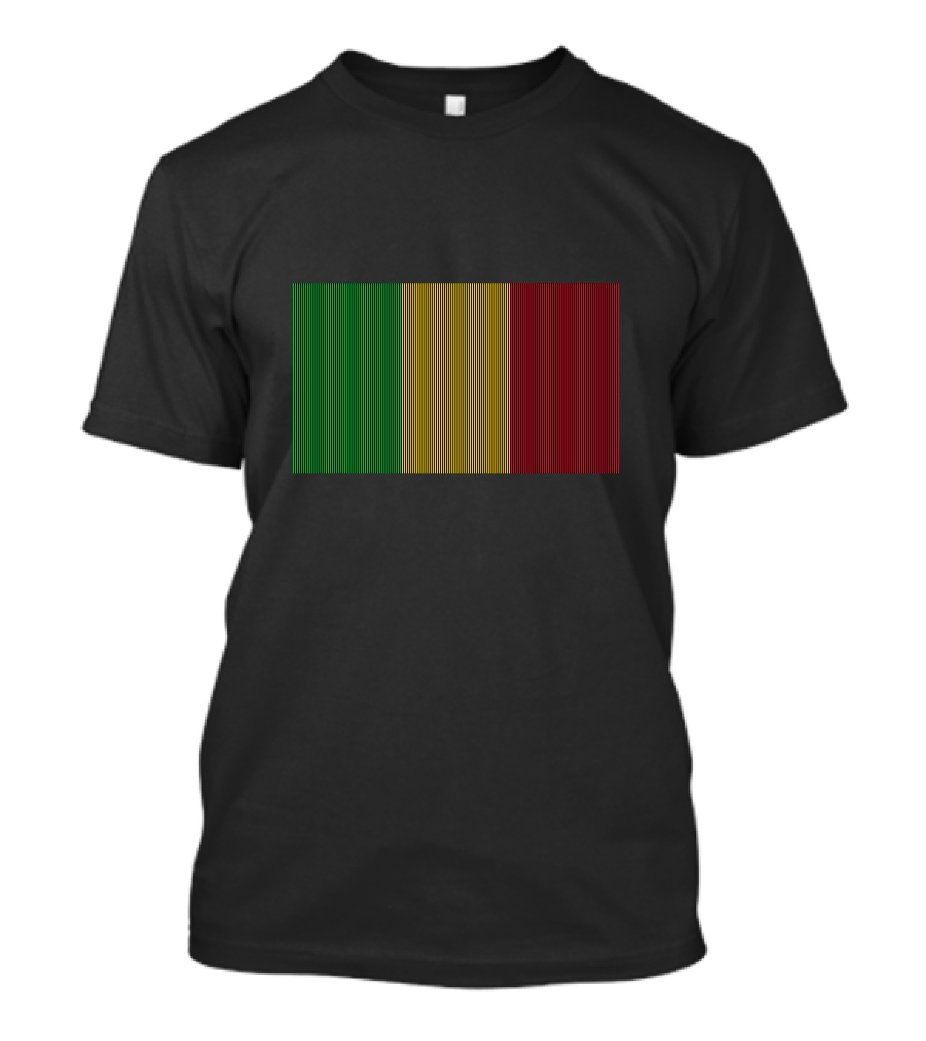Flag Of Mali Vertical Stripes T-Shirt