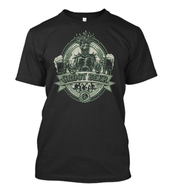 Groot Beer 100% Organic Ales To Astonish Est 1960 Guardian Goods T-Shirt