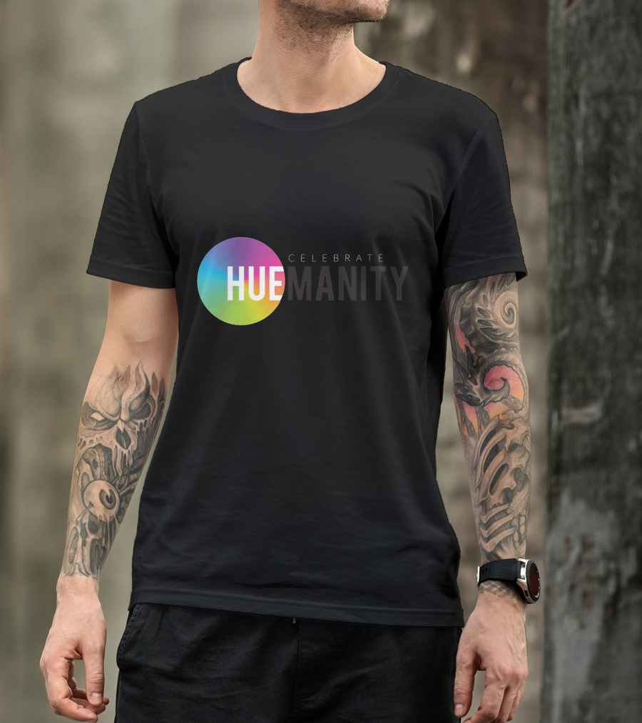 Celebrate Huemanity Multicolor Circle T-Shirt